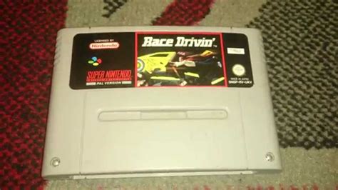 Nostalgamer Unboxes Race Drivin On Super Nintendo Entertainment System