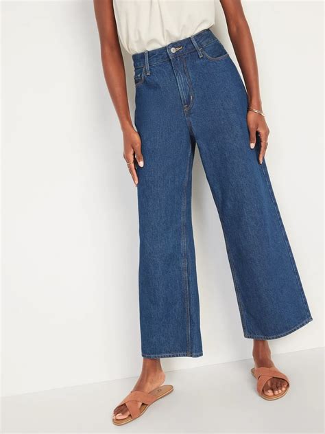 Old Navy Extra High Waisted Wide Leg Jeans T Ideas From Old Navy