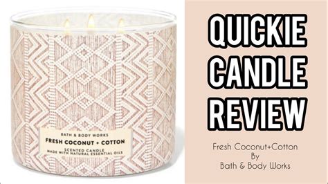 Bath Body Works Fresh Coconut Cotton YouTube