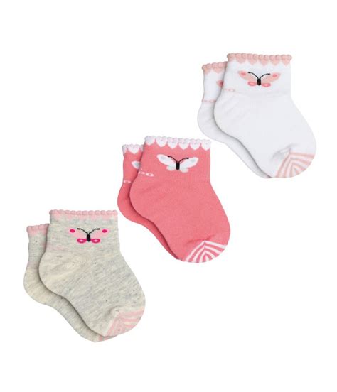 Kit Infantil Pares De Meias Lupo Baby Borboleta Lingerie Br