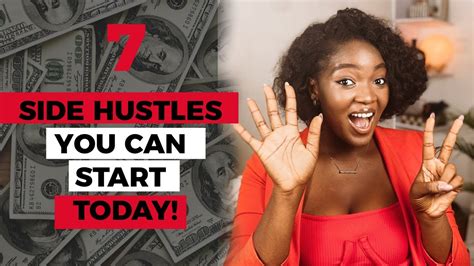 7 Side Hustles You Can Start TODAY For EXTRA MONEY Side Hustles