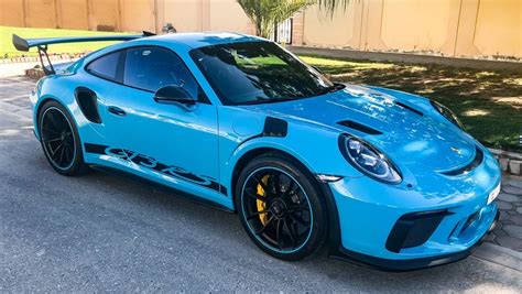 2019 Porsche 9912 Gt3 Rs Miami Blue Vin Wp0zzz99zks159283 Classiccom