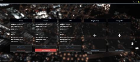 Esx Multicharacter Nopixel Style Fivem Mods Esx Scripts