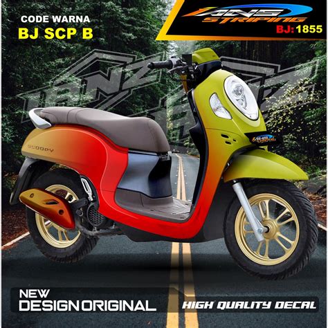 Jual Sticker Full Body Scoopy Sticker All New Scoopy Stiker Full