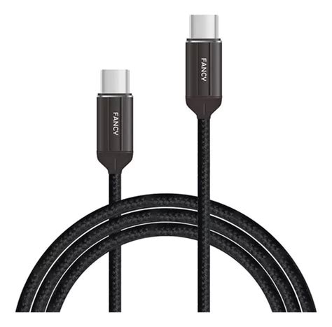 Cable Fancy CT C02 Negro Con Entrada USB C Salida Cables Y Adaptadores