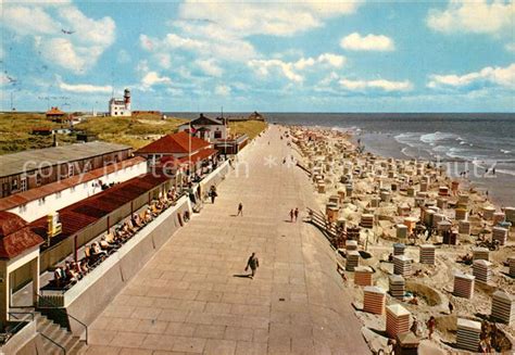 Ak Ansichtskarte Borkum Nordseebad Badehallen Am Suedstrand Promenade