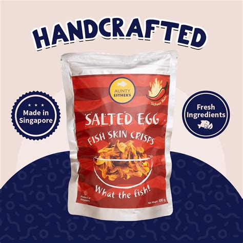 Jual HALAL ASLI SINGAPURA Aunty Esther S Salted Egg Sichuan Mala Fish