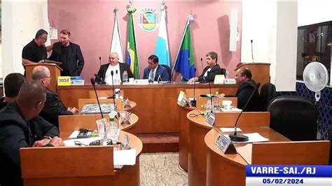 1ª Reunião do 1º Período Ordinário da Câmara de vereadores de Varre Sai