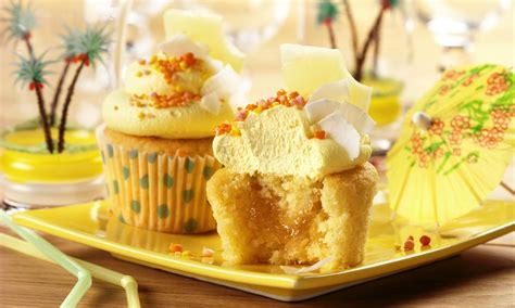 Pina Colada Cupcakes Recipe Dr Oetker