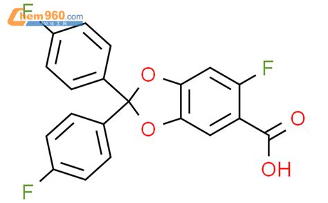 656806 27 8 1 3 Benzodioxole 5 Carboxylic Acid 6 Fluoro 2 2 Bis 4