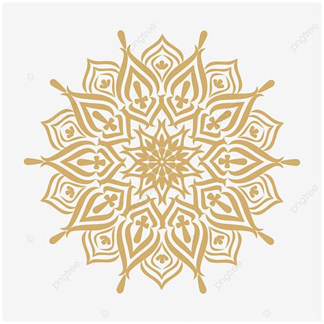 Arabesque Mandala White Transparent Luxury Mandala Gold Islamic