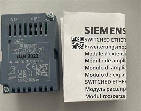 Siemens Km Ae Aa Expansion Module Switched Ethernet Profinet