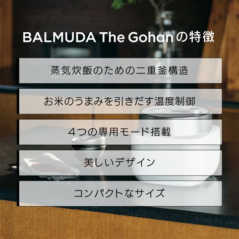 ザ・ゴハン 電器 炊飯器 3合 ブラック K08a Bk バルミューダ Balmuda ブラック 家電 関家具公式通販サイト 家具