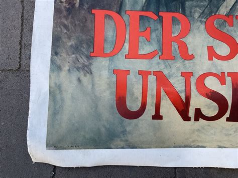 History Hunter Auctions German Poster Der Sieg Wird Unser Sein