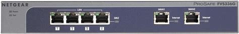 NETGEAR FVS336G 200EUS ProSAFE Dual WAN Gigabit Firewall With SSL And