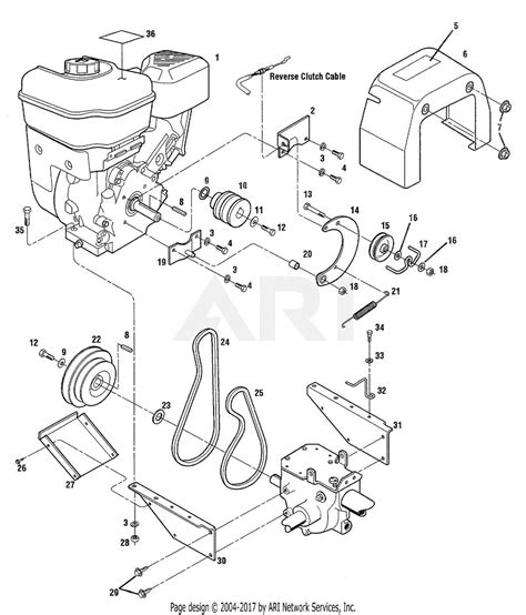 A Detailed Wiring Diagram For The Troy Bilt Horse Lawn Tractor