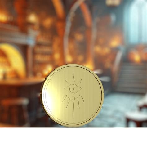 3d Printable Warlock Token By Hogans Heroic Hoard