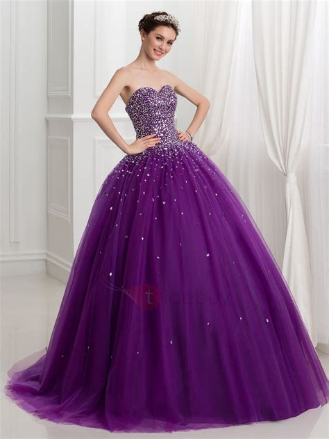 Ball Gown Sweetheart Beading Lace Up Quinceanera Dress