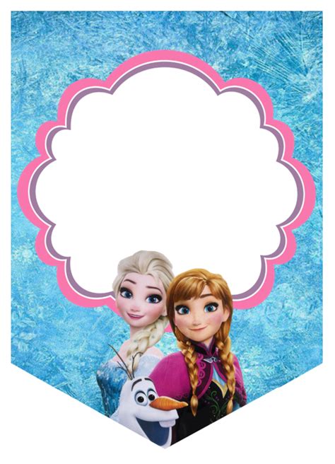 Banderines De Frozen Fever Para Imprimir Feliz Cumpleanos Letra M Tu