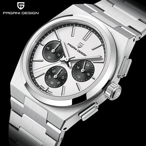 PAGANI DESIGN 2024 New Men Watches Quartz Business Watches VK63 Mens