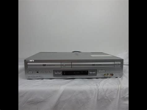 Sony Slv D P Dvd Vhs Combo Player Vcr Hi Fi Stereo Youtube