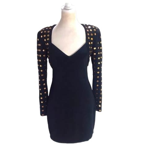 Tadashi Shoji Dresses Tadashi Womans Vintage Blackgold Long Sleeve