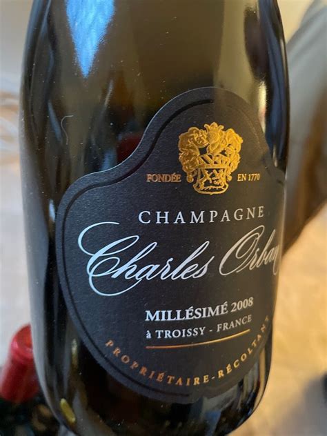 2008 Charles Orban Champagne Brut Cuvée Spéciale Millésimé Troissy