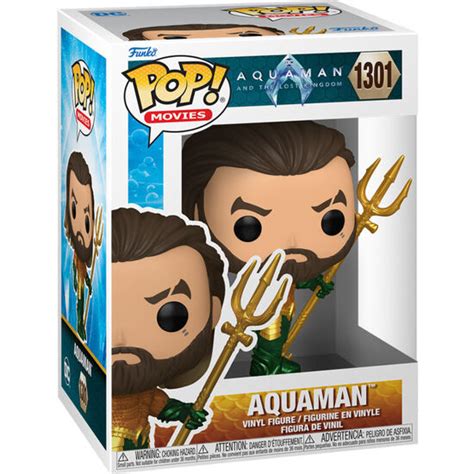 Figura Pop Dc Comics Aquaman Y El Reino Perdido Aquaman Tesoros Frikis