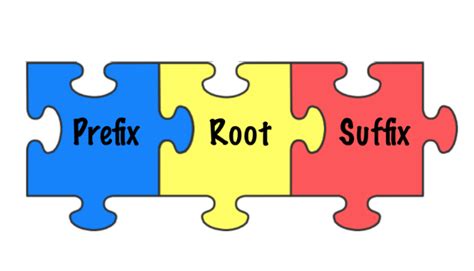 Prefix Root Suffix Diagram Diagram Quizlet