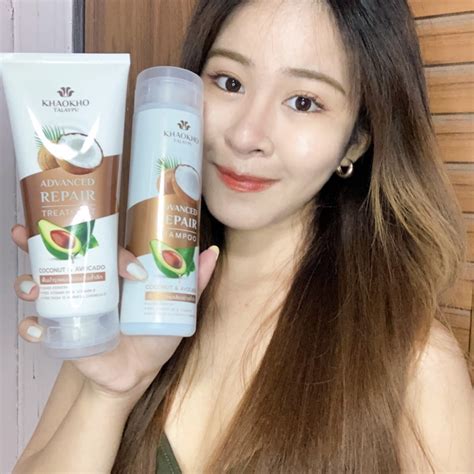 กู้ผมแห้งเสียให้นุ่มลื่นด้วย เขาค้อทะเลภู แชมพูและทรีทเม้นท์ Advanced Repair สูตร Coconut And Avocado