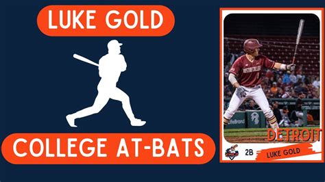 Detroit Tigers Prospects 2022 Luke Gold College At Bats YouTube