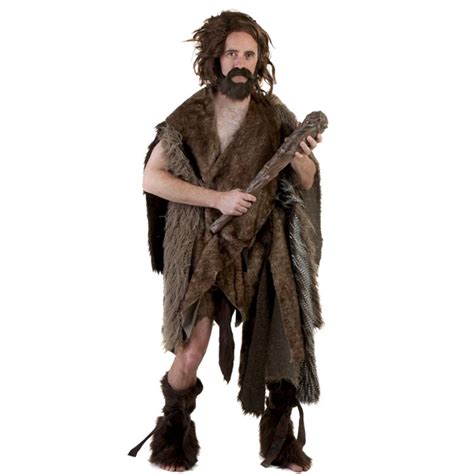 Stone Age Primitive Purim Carnival Party Halloween Costumes Adult Man