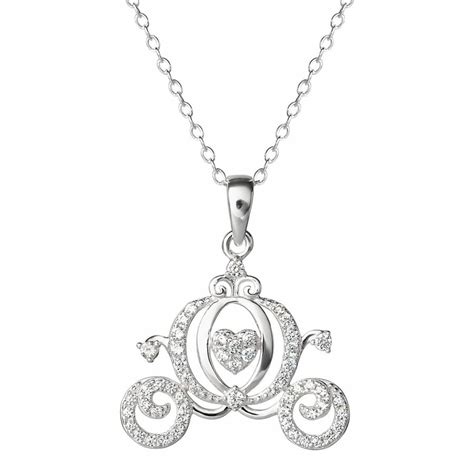 Silver Cinderella Necklace Brandalley