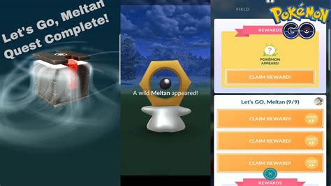 Pokemon Go Meltan Mystery Box Lets Go Meltan Quest Complete YouTube