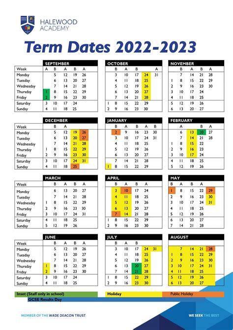 Halewood Academy - Term Dates