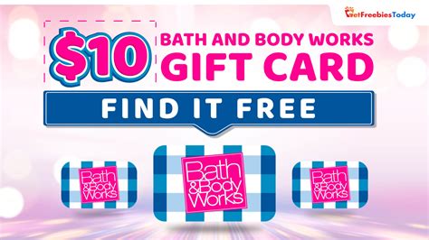 Free 10 Bath And Body Works Gift Card GetFreebiesToday