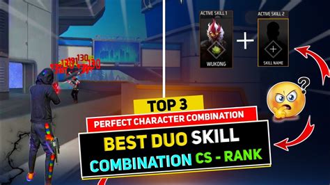 CS RANK BEST DUO ACTIVE CHARACTER COMBINATIONBEST DUO ACTIVE SKILL