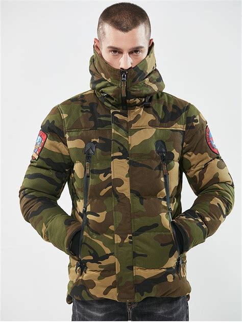 Parka Men Winter Jackets Cotton Chaquetas Hombre Camo Overcoat Mens