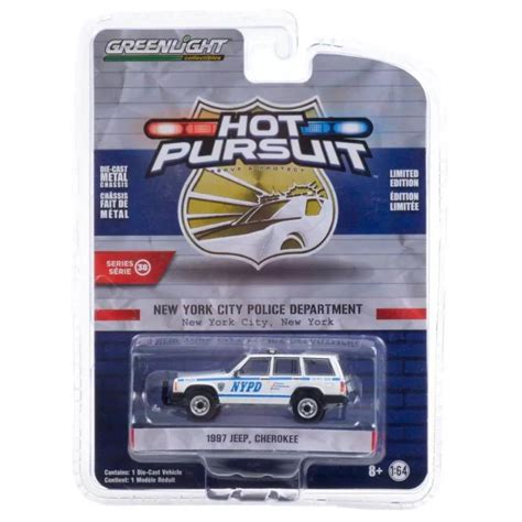 グリーンライト ジープ チェロキー NYPD ニューヨークポリス Greenlight Hot Pursuit Jeep Cherokee パトカー ミニカー