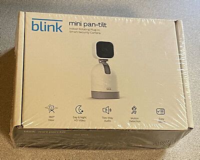 Amazon Blink Mini Pan Tilt Indoor Rotating Smart Security Camera White