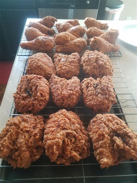 Rosemary Brined Fried Chicken Long Prep But Well Worth It R Foodporn