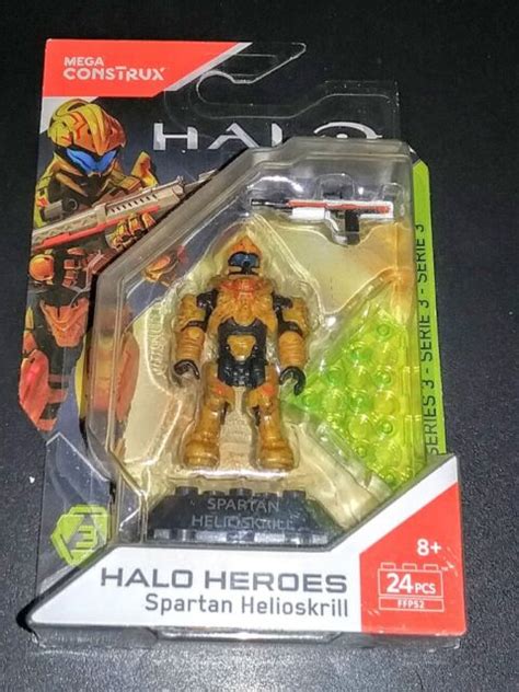 Mega Construx Halo Heroes Series 3 Spartan Helioskrill Ffp52 For Sale Online Ebay