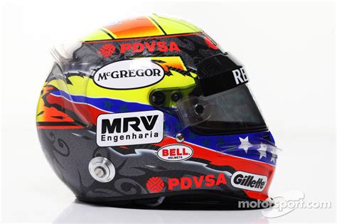 Pastor Maldonado, Williams F1 Team helmet at 2012 drivers helmets