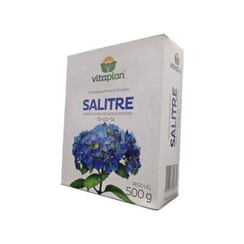 Adubo Salitre 500g Npk15 00 14 Vitaplan Flores Plantas 5 Und Ponto