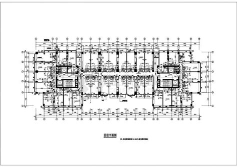 台州市某小区26层商住公寓楼全套平面设计cad图纸（1 2层商用）土木在线