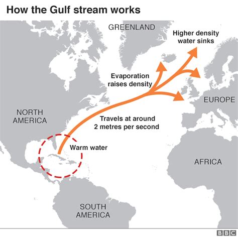 Slowing Gulf Stream current to boost warming for 20 years - BBC News