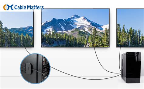 Cable Matters Triple Monitor Usb C Hub With 3x Displayport And 100w