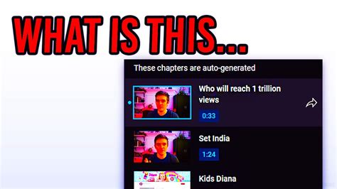 Youtube Added Chapters To My Video Without Me Asking Youtube