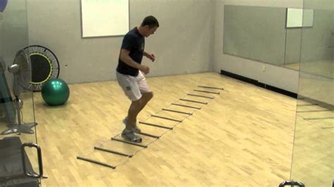 Agility Ladder Drills Lateral Shuffle Youtube