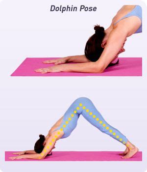 Two Women Doing Yoga Poses On Their Stomachs And Arms With The Words